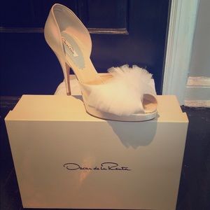 Satin Tulle Ruffle D’orsay